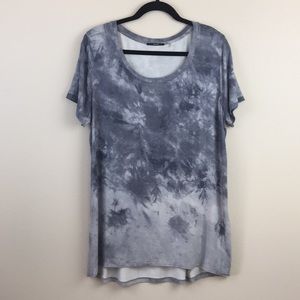 TAHARI Tie Dye Tunic Top